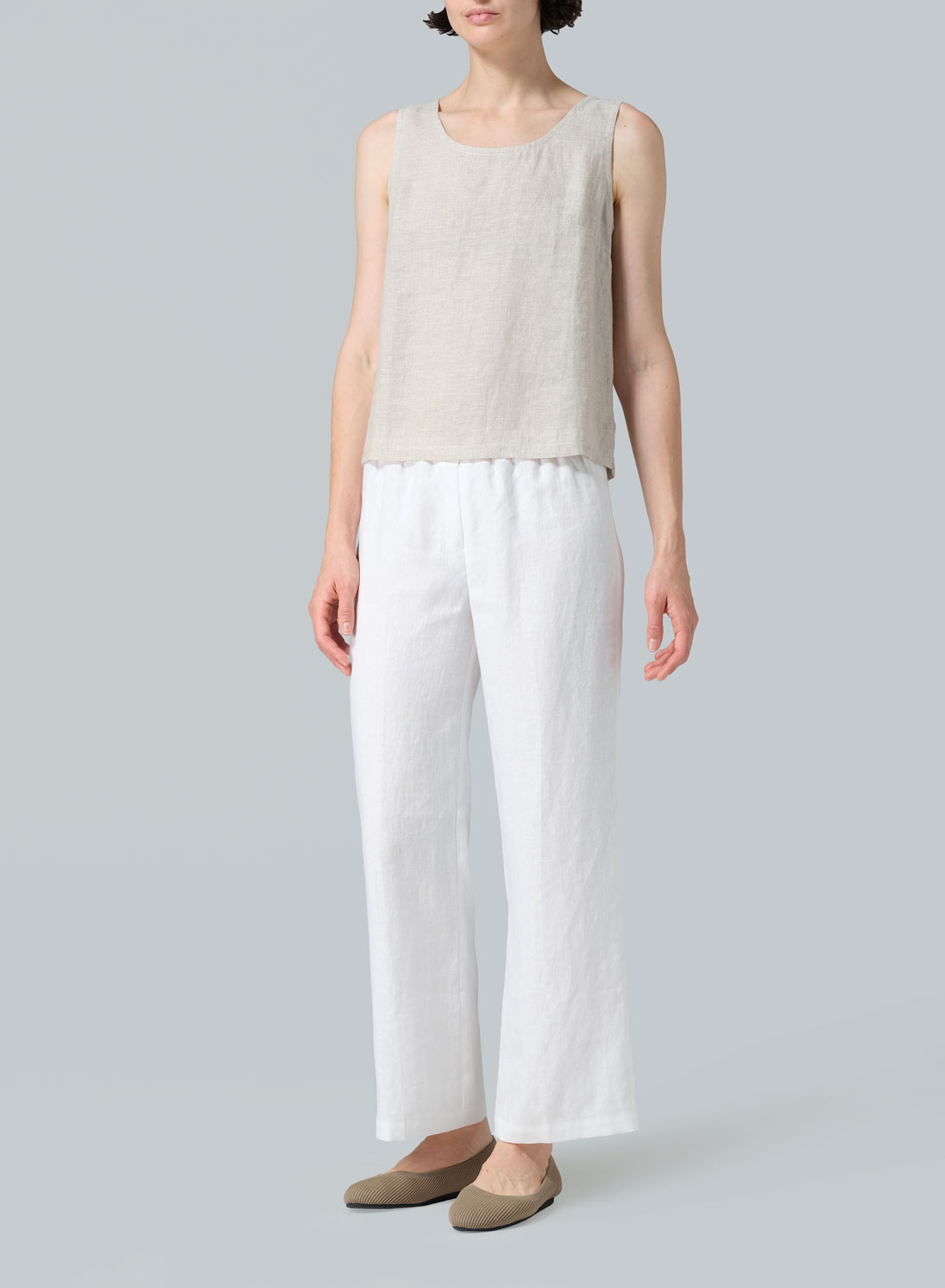 Linen Straight Leg Pants