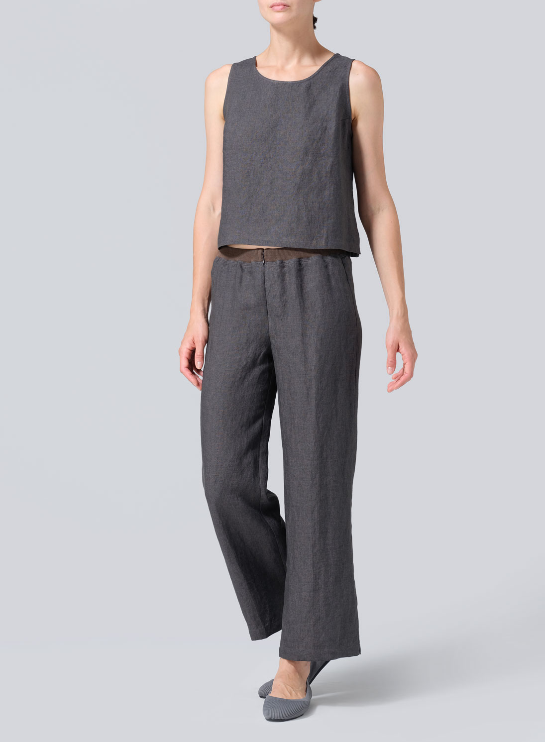 Linen Straight Leg Pants
