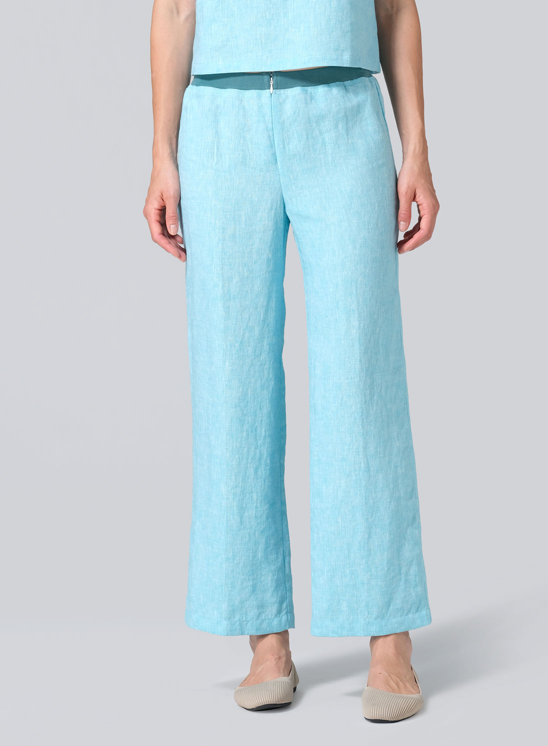 Linen Straight Leg Pants