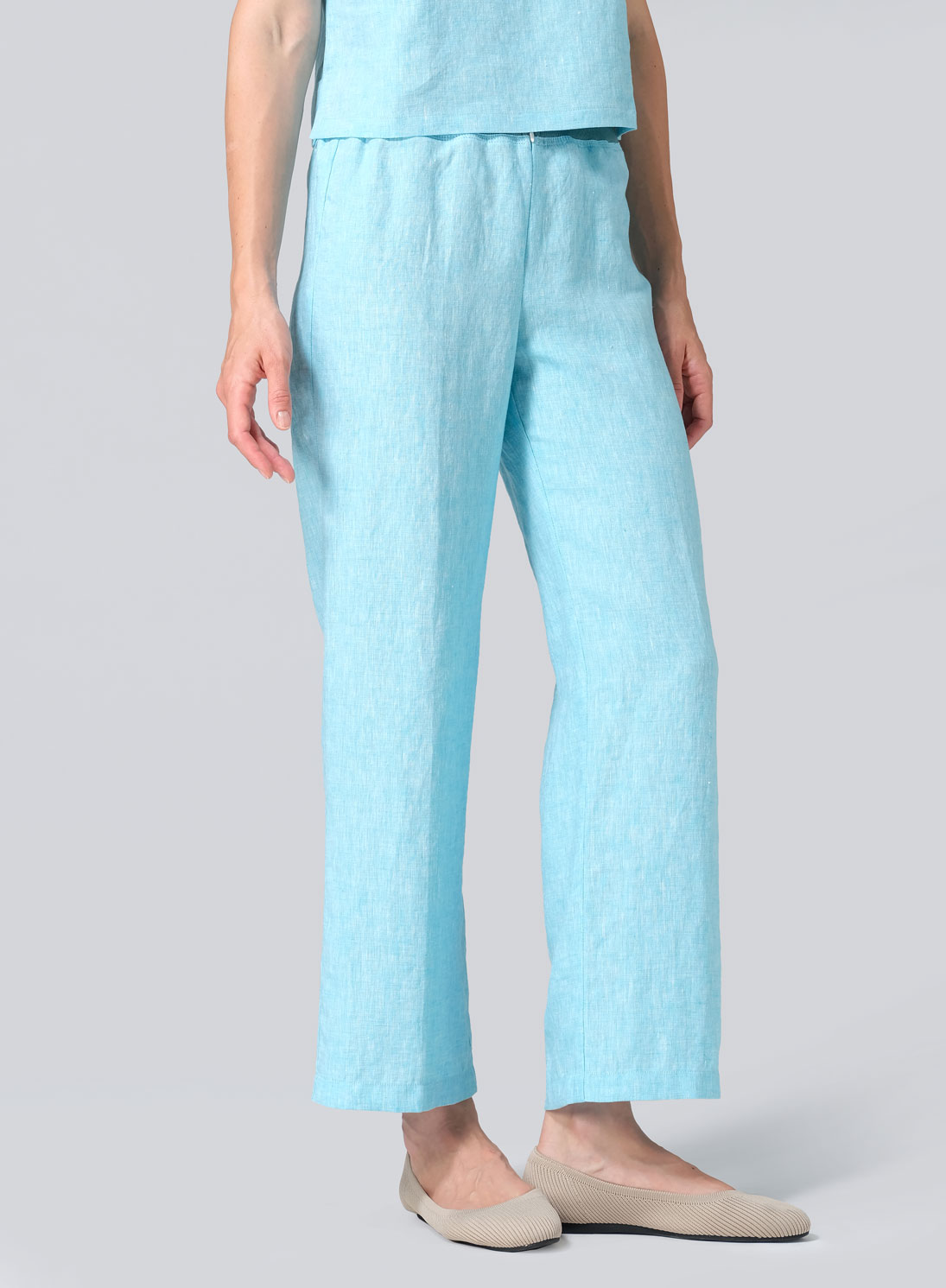 Linen Straight Leg Pants