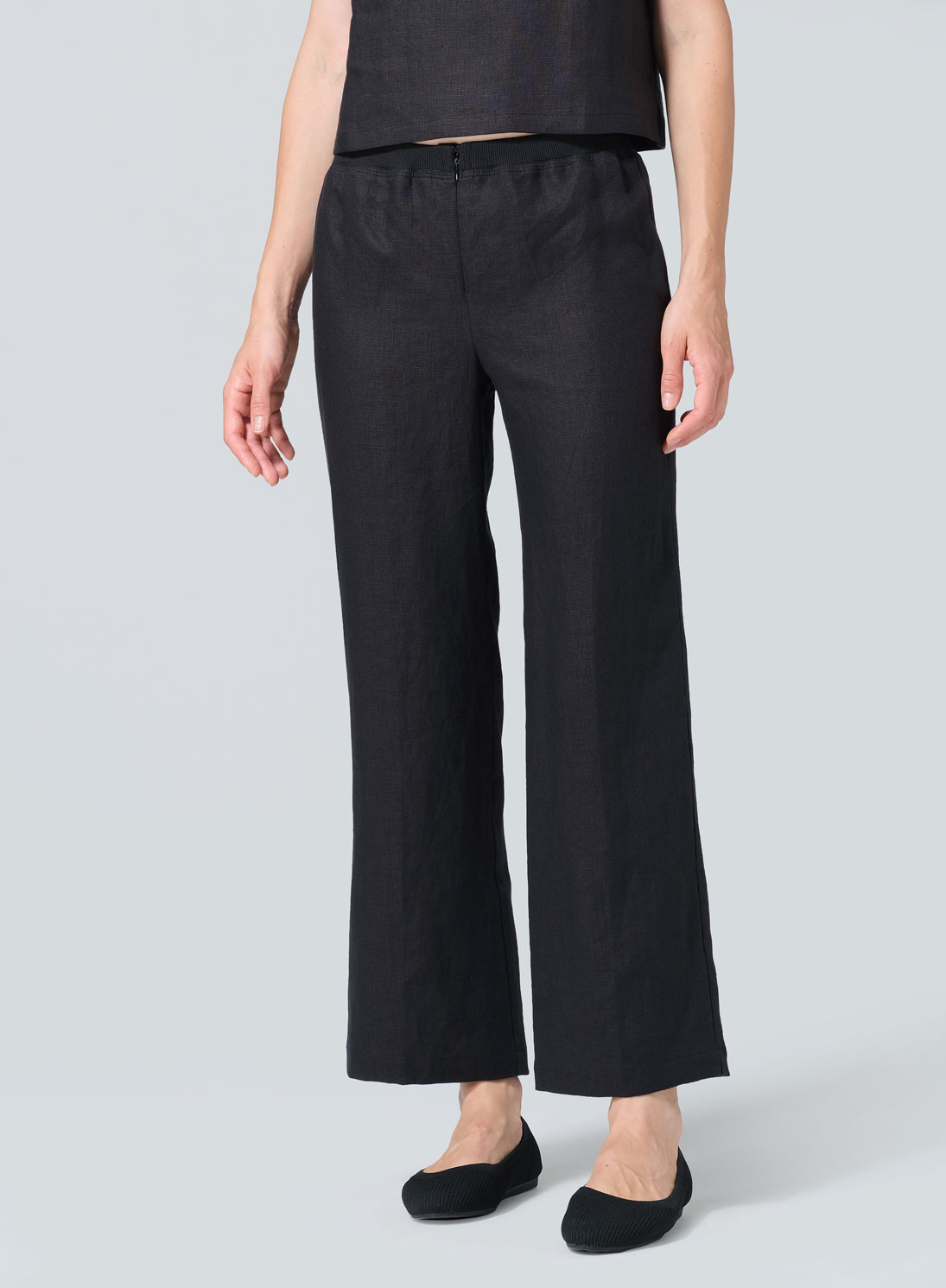 Linen Straight Leg Pants