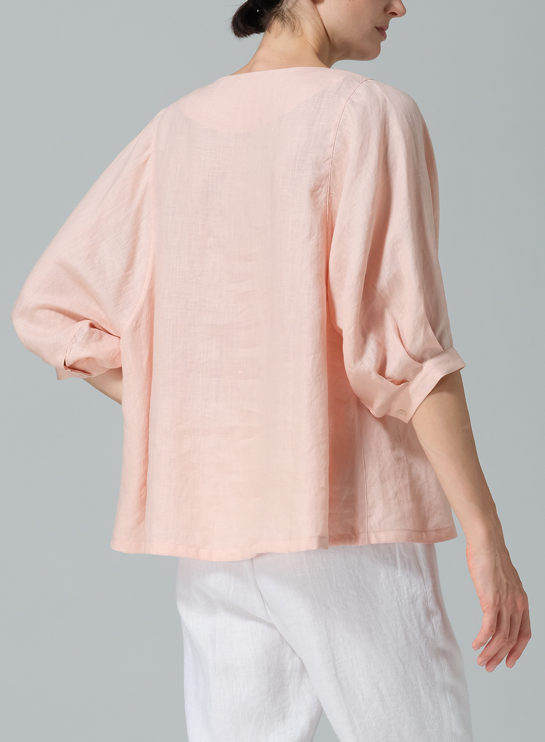 The Rosie Pleated Top-Pink main image 0