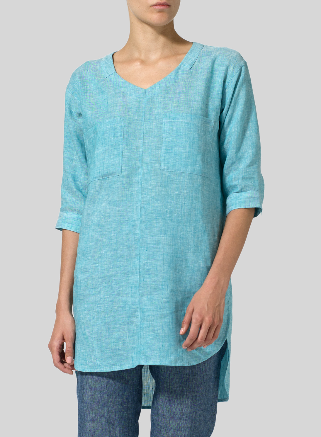 Linen Dropshoulder Tunics