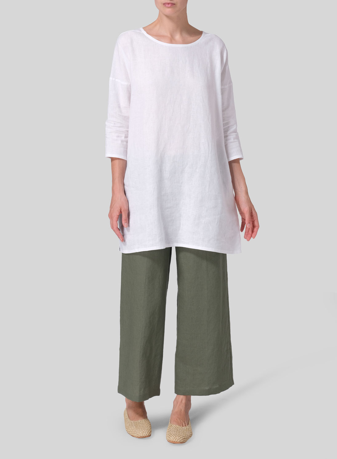 Linen Oversized Top