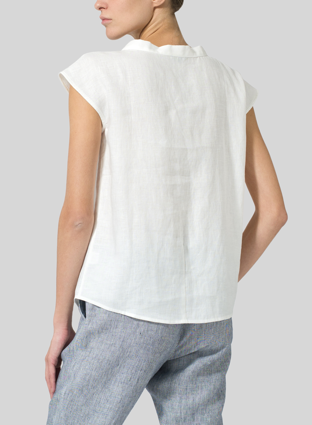 Linen Perfect Cap Sleeve Top