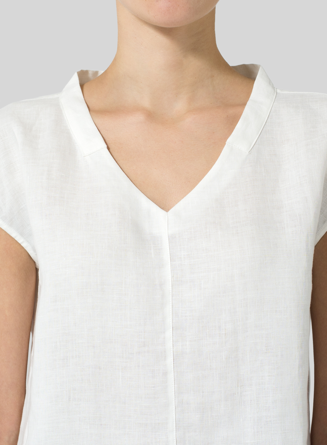 Linen Perfect Cap Sleeve Top