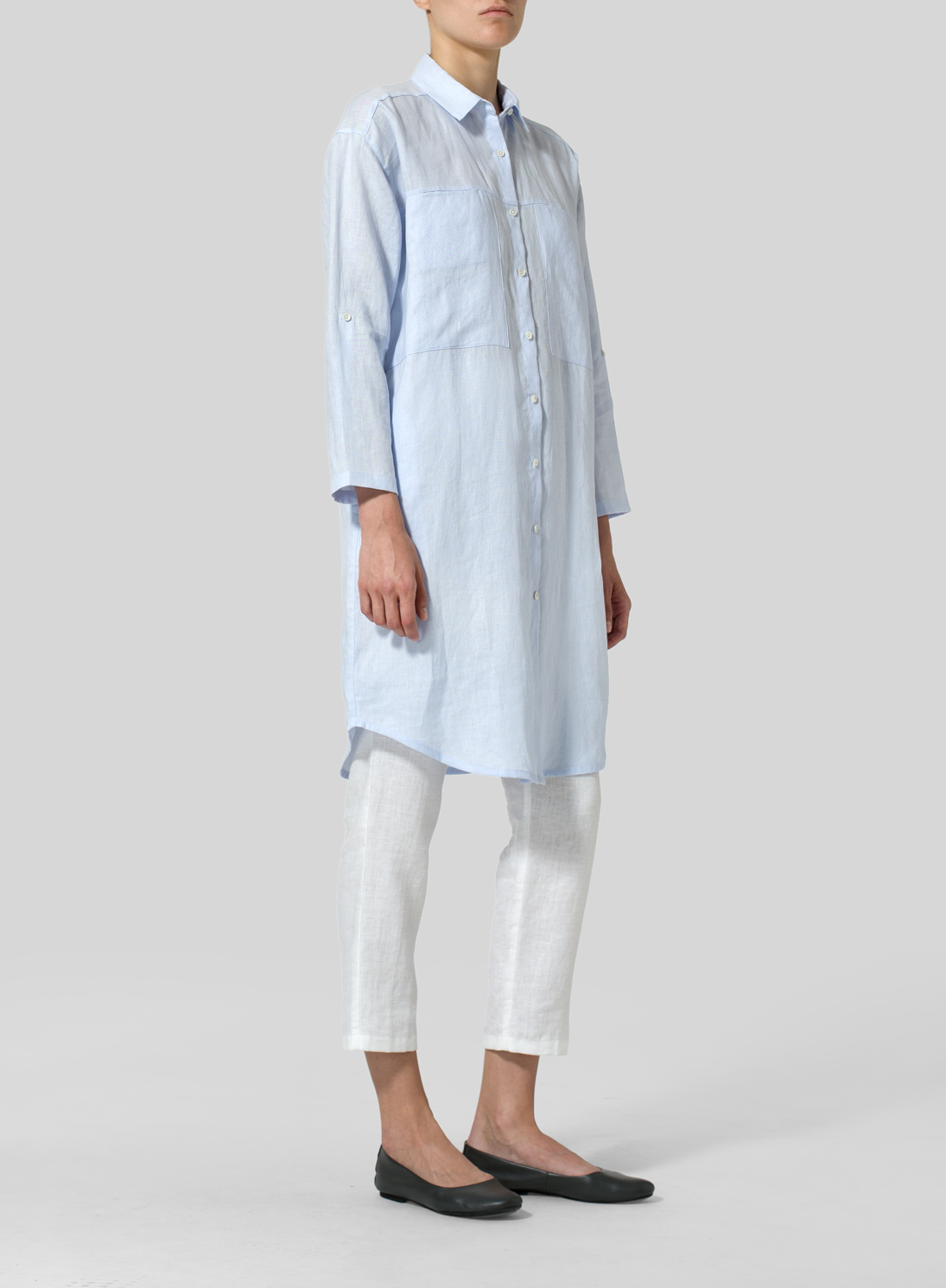 Blauer Multicolor Linen Dress Shirt main image 1