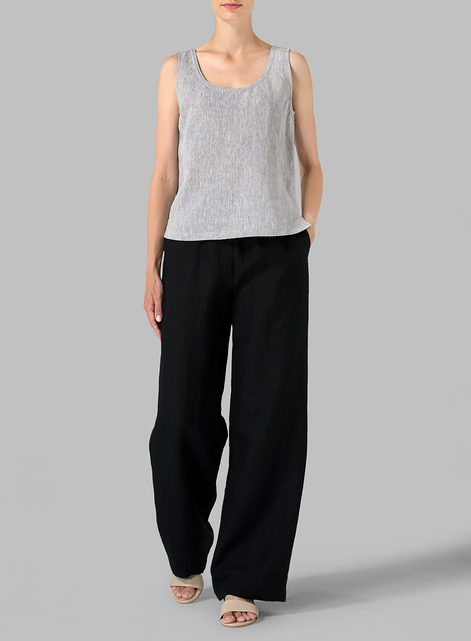 Linen Casual Extra Long Pants