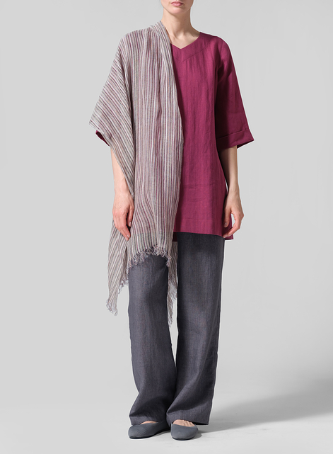 Yarn-Dyed Multi-stripe Scarf