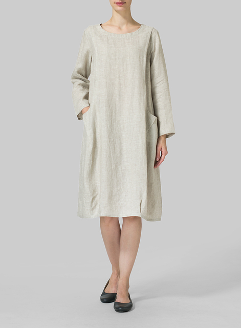 Linen Luxe Pocketed Dress