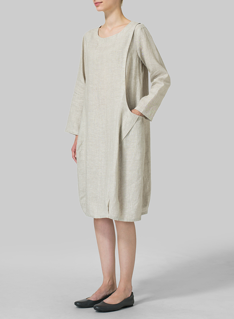 Linen Luxe Pocketed Dress