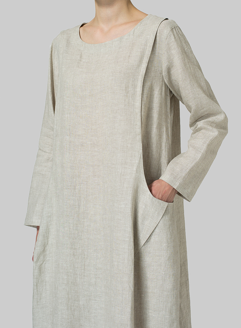 Linen Luxe Pocketed Dress