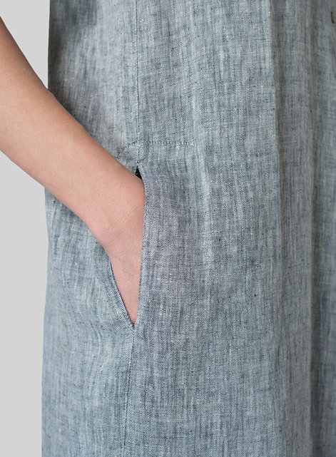 Linen Slip On Dress 