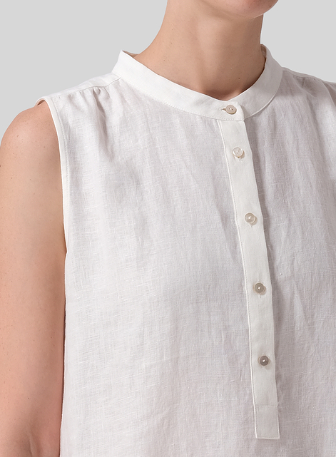 Linen Slip On Dress 