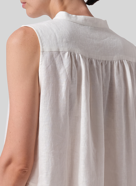 Linen Slip On Dress 