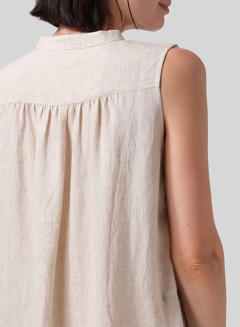 Linen Slip On Dress 