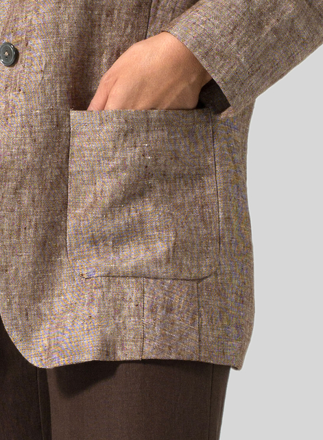 Linen Long Sleeve Jacket