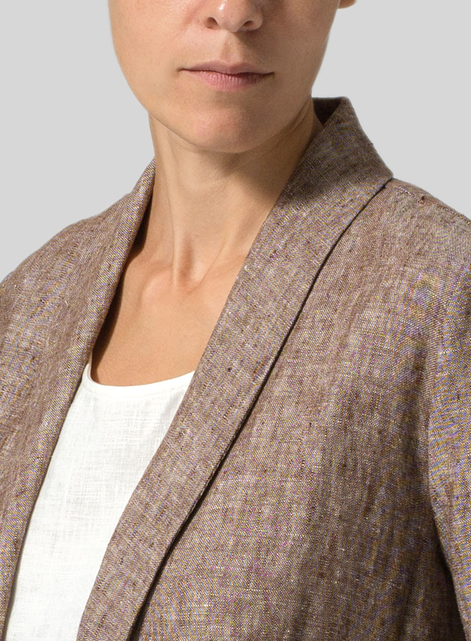 Linen Long Sleeve Jacket