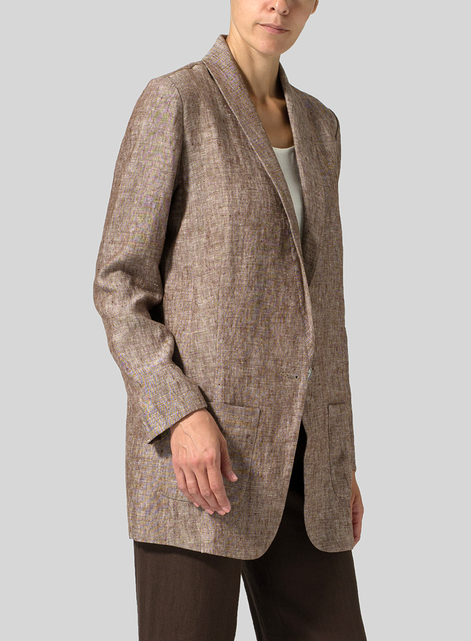 Linen Long Sleeve Jacket