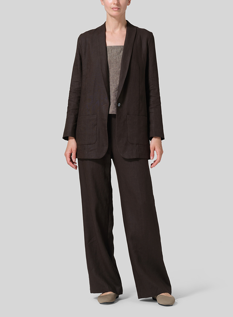 Linen Long Sleeve Jacket