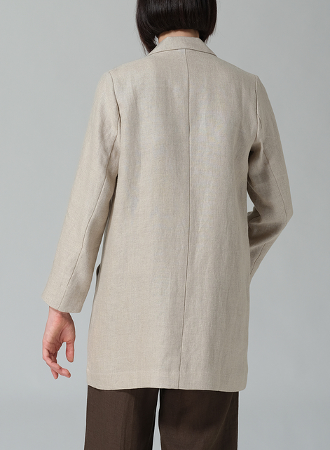 Linen Notch Lapel Jacket