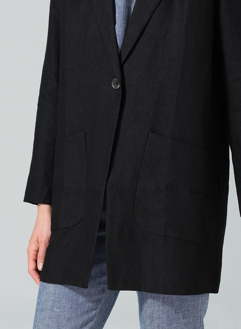 Linen Notch Lapel Jacket