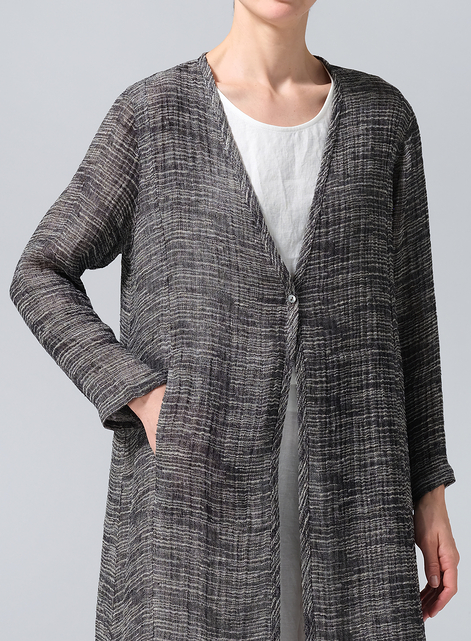 Linen Long Jacket