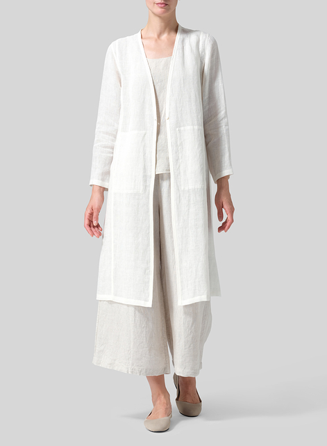 Linen Long Jacket