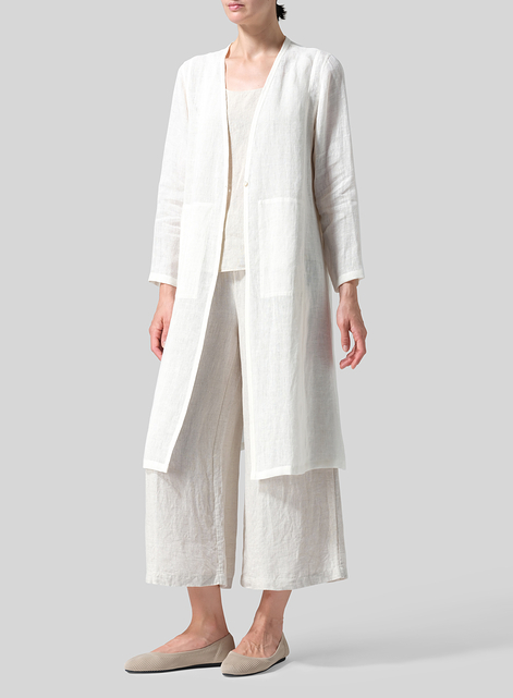 Linen Long Jacket
