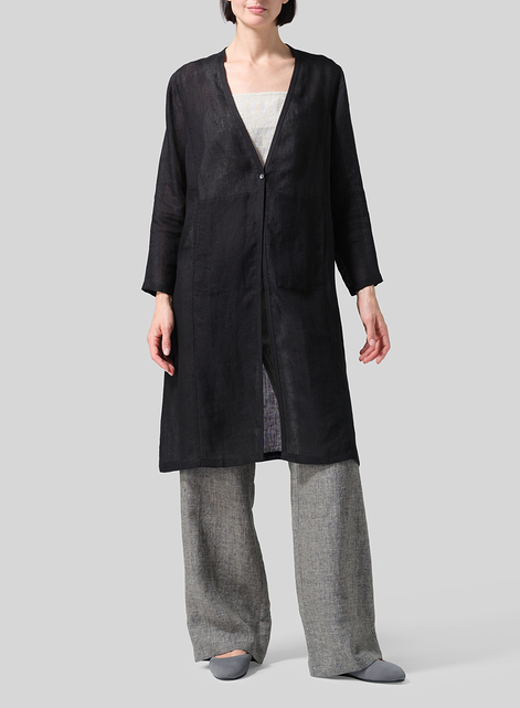 Linen Long Jacket