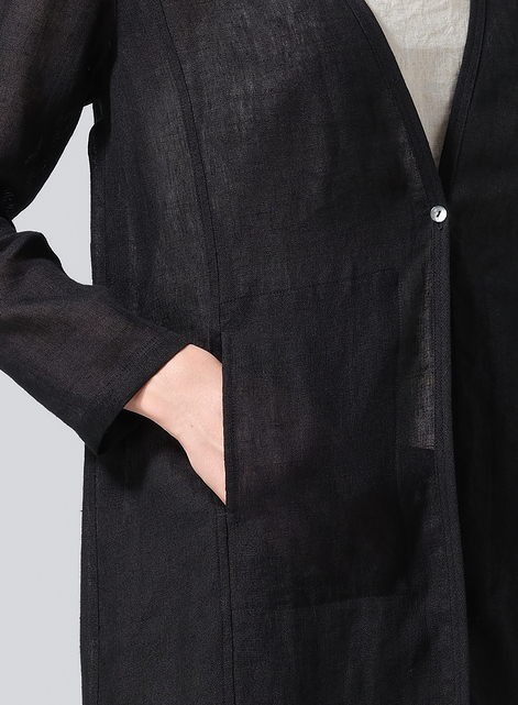 Linen Long Jacket
