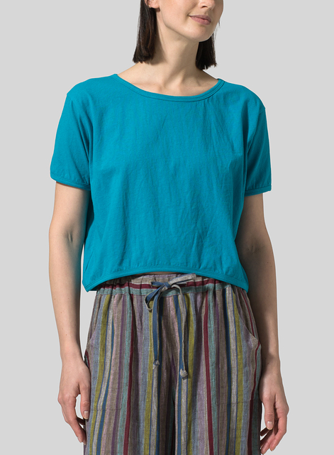 Cotton Short Sleeve Top