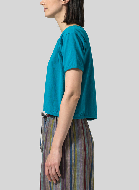 Cotton Short Sleeve Top