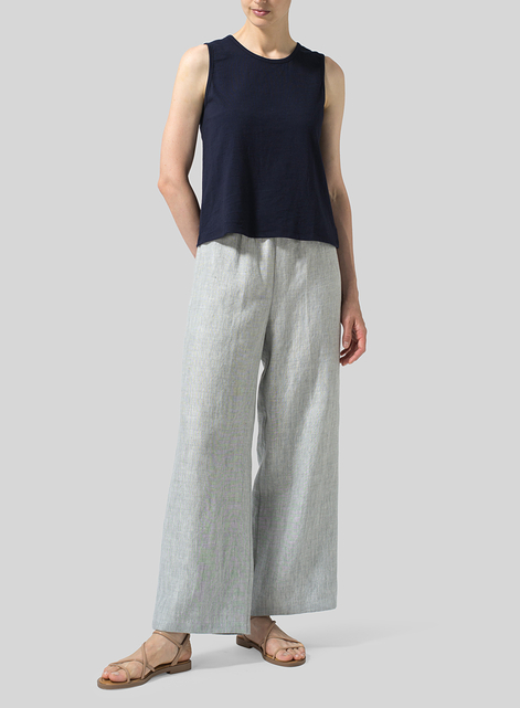 Cotton Round Neck Tank Top