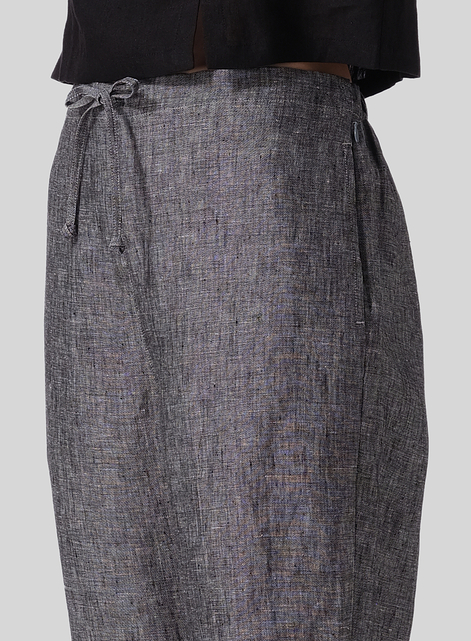 Linen Cropped Pants