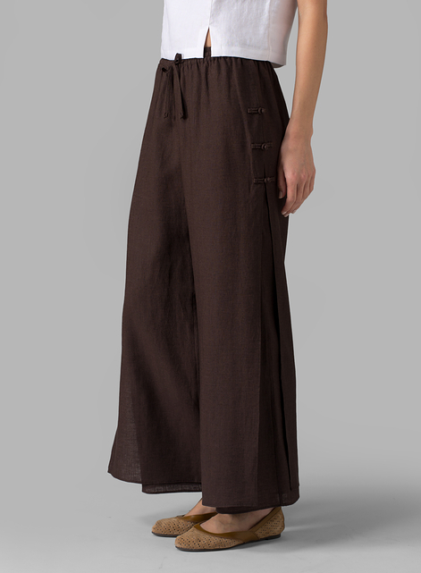 Linen Double Layers Pants