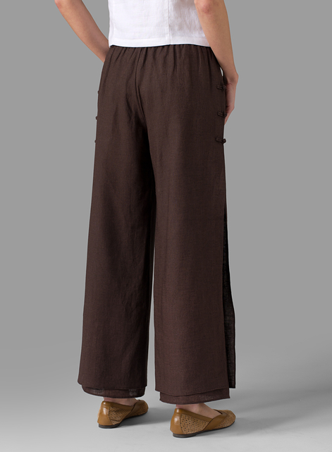 Linen Double Layers Pants