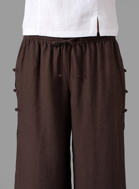 Linen Double Layers Pants