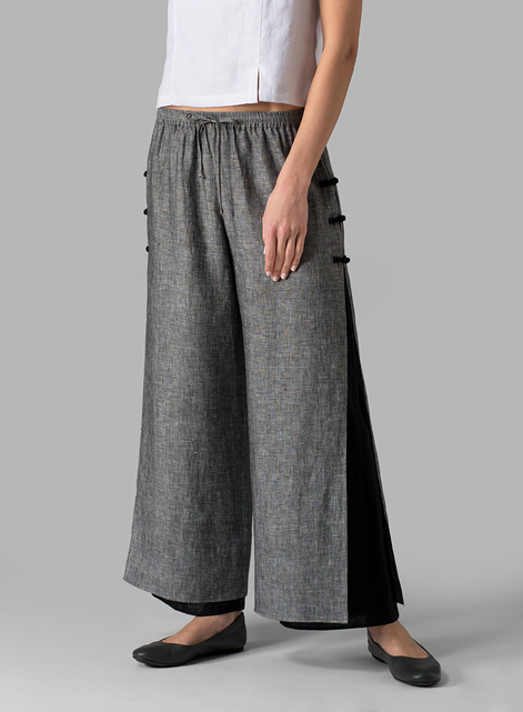 Linen Double Layers Pants