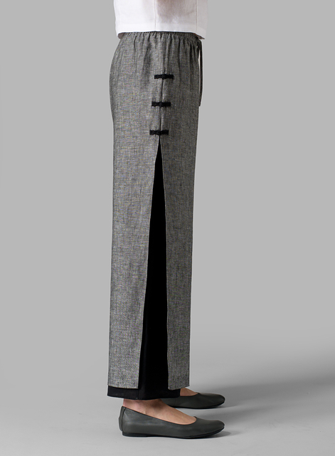 Linen Double Layers Pants