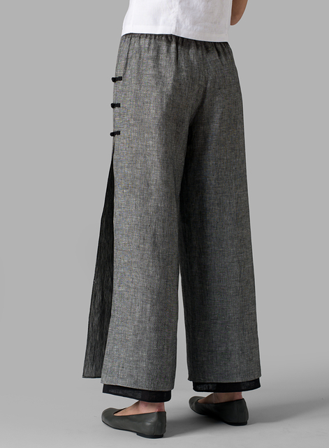 Linen Double Layers Pants