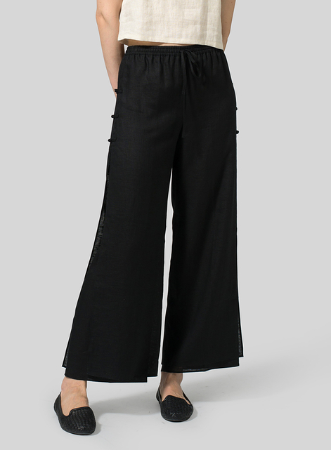 Linen Double Layers Pants