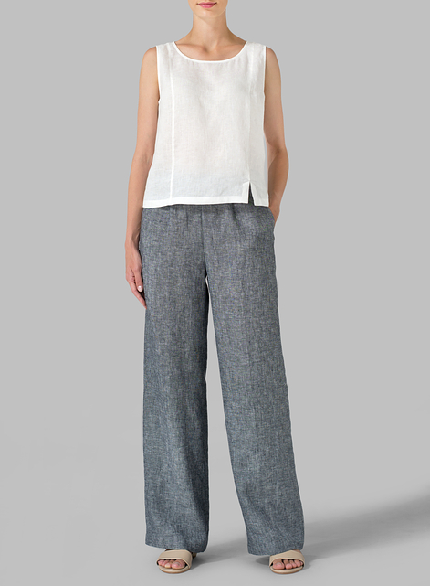 Linen Casual Extra Long Pants