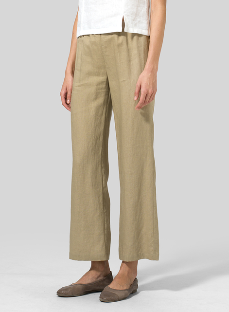 Linen Straight Leg Pants