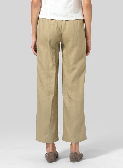 Linen Straight Leg Pants
