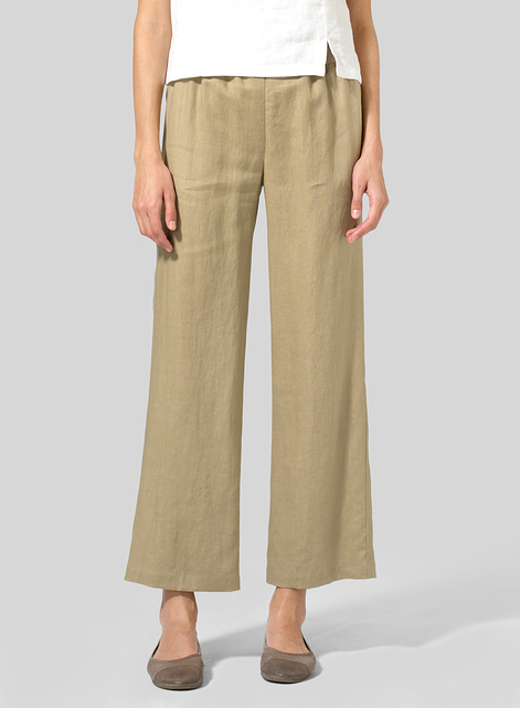 Linen Straight Leg Pants