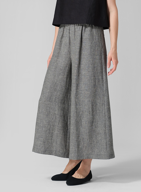 Linen Wide Leg Fit Pants