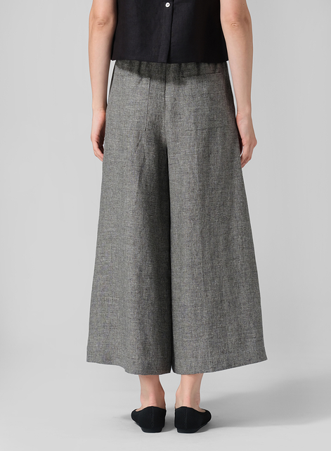 Linen Wide Leg Fit Pants