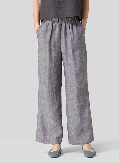 Linen Regular Long Pants