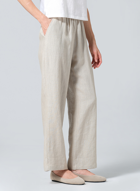 Linen Regular Long Pants
